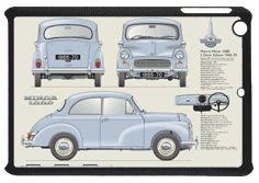 Morris Minor 2dr Saloon 1965-70 Small Tablet Covers